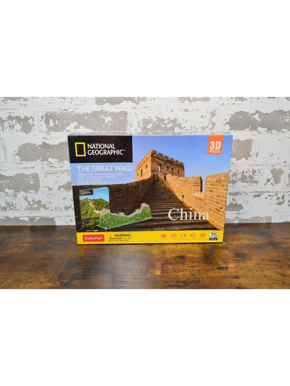 New National Geographic China The Great Wall 75 piece 3d puzzle